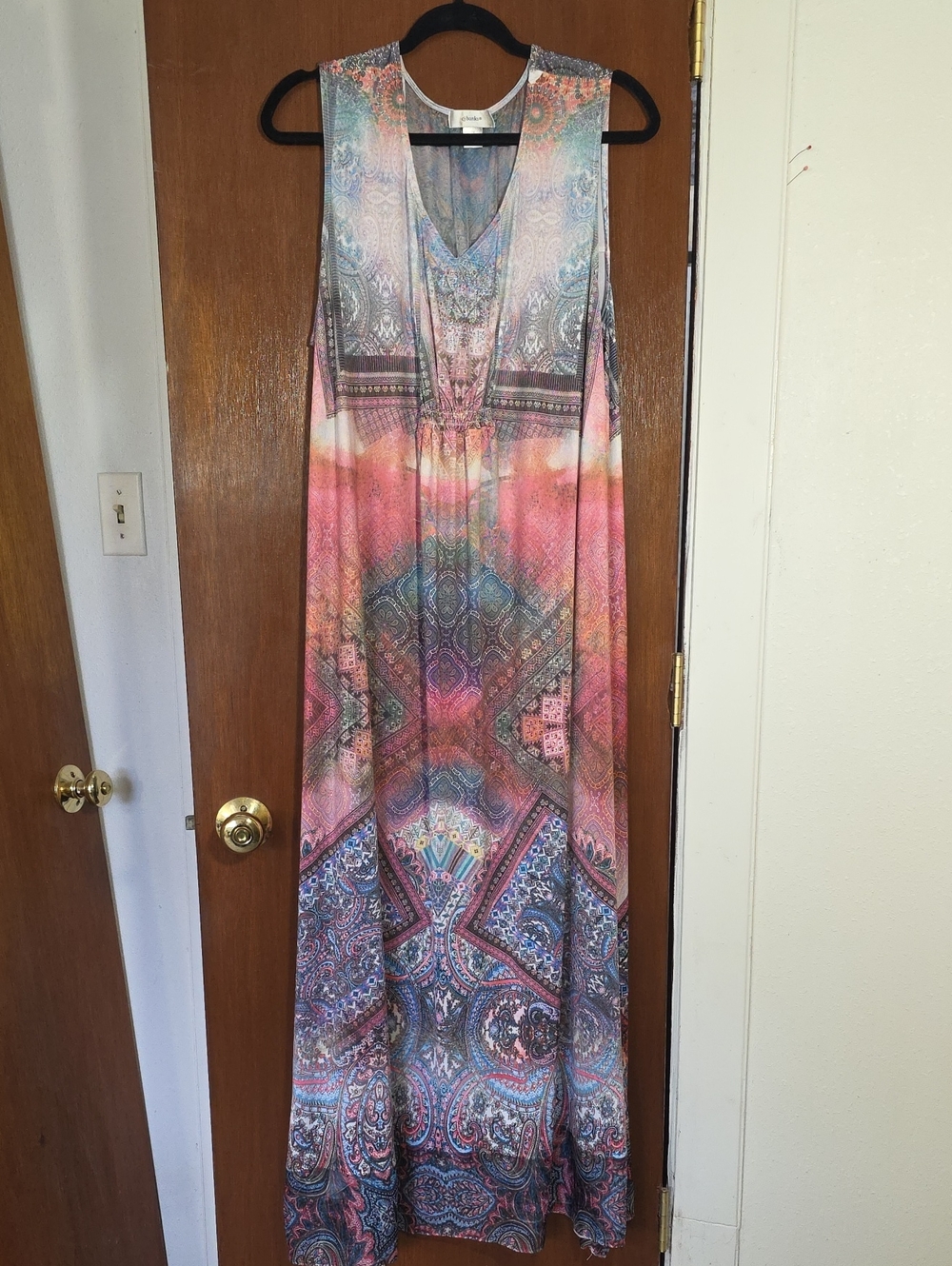 CJ Banks Multicolor Maxi Dress